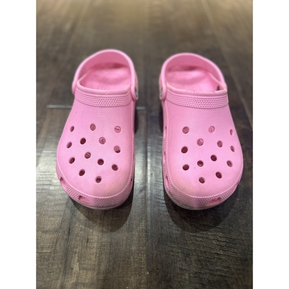 CROCS Shoes - Crocs Classic Clogs Pink Slip On‎ Shoes Women Size 11 Classic Outdoor Comfort